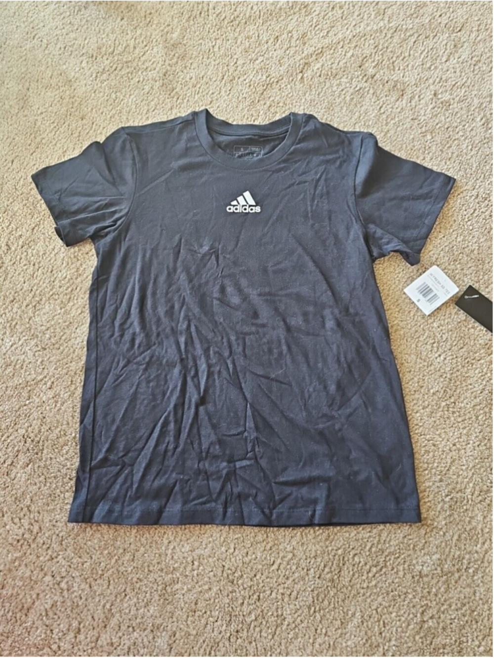 Adidas Women's BOS Active Short Sleeve Regular Fit T-Shirt Black Size SMALL NEW